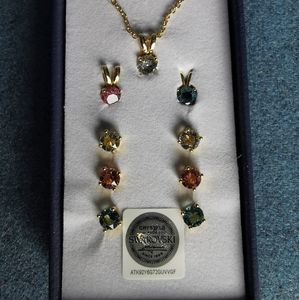 Aura by Swarovski multicolour Crystal necklace